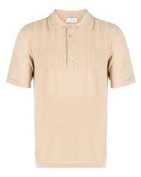 Мужская светло-коричневая футболка-поло от Tagliatore
