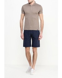 Мужская светло-коричневая футболка-поло от Woolrich