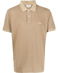 Мужская светло-коричневая футболка-поло от Woolrich