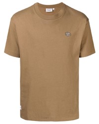 Мужская светло-коричневая футболка с круглым вырезом от Chocoolate