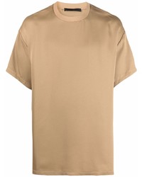 Мужская светло-коричневая футболка с круглым вырезом от Fear Of God