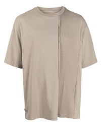 Мужская светло-коричневая футболка с круглым вырезом от Izzue