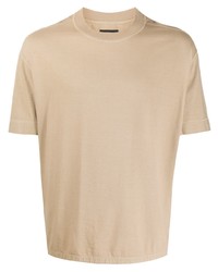 Мужская светло-коричневая футболка с круглым вырезом от Joseph