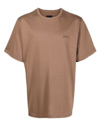 Мужская светло-коричневая футболка с круглым вырезом от Juun.J