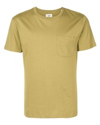 Мужская светло-коричневая футболка с круглым вырезом от Kent & Curwen