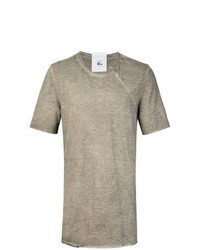 Мужская светло-коричневая футболка с круглым вырезом от Lost & Found Rooms