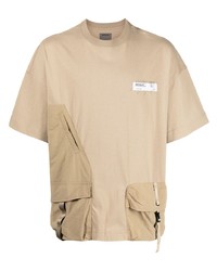 Мужская светло-коричневая футболка с круглым вырезом от Musium Div.