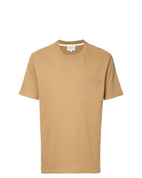 Мужская светло-коричневая футболка с круглым вырезом от Norse Projects