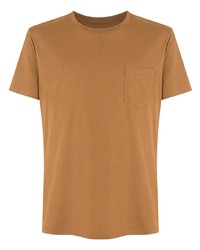 Мужская светло-коричневая футболка с круглым вырезом от OSKLEN