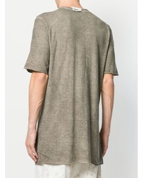Мужская светло-коричневая футболка с круглым вырезом от Lost & Found Rooms