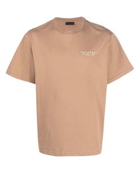 Мужская светло-коричневая футболка с круглым вырезом от Throwback.