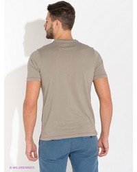 Мужская светло-коричневая футболка от Alfred Muller
