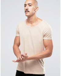 Мужская светло-коричневая футболка от Asos