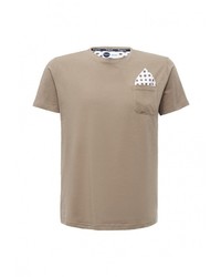 Мужская светло-коричневая футболка от Bagutta