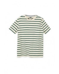 Мужская светло-коричневая футболка от Mango Man