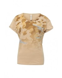 Женская светло-коричневая футболка от MET