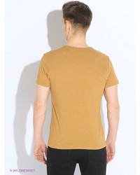 Мужская светло-коричневая футболка от Sela