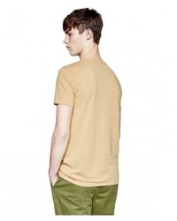 Мужская светло-коричневая футболка от United Colors of Benetton