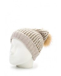 Женская светло-коричневая шапка от Pinko