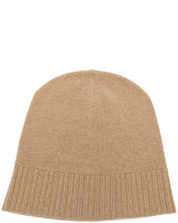 Женская светло-коричневая шапка от Victoria Beckham