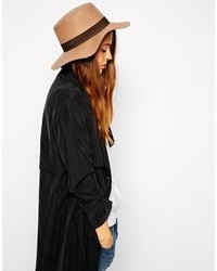 Женская светло-коричневая шерстяная шляпа от Asos