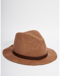 Мужская светло-коричневая шляпа от Asos