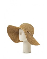 Женская светло-коричневая шляпа от Fabretti