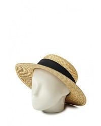 Женская светло-коричневая шляпа от Fabretti