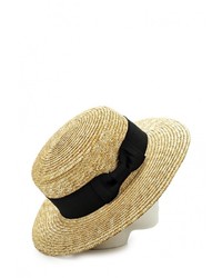 Женская светло-коричневая шляпа от Fabretti