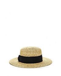 Женская светло-коричневая шляпа от Fabretti