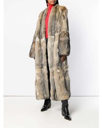 Светло-коричневая шуба от Liska