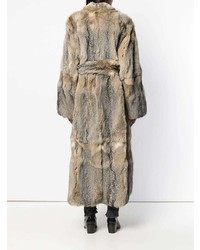 Светло-коричневая шуба от Liska