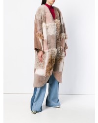 Светло-коричневая шуба от Liska