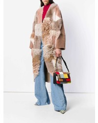 Светло-коричневая шуба от Liska