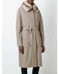 Светло-коричневая шуба от Liska