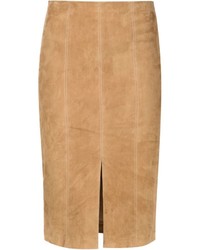 Светло-коричневая юбка-карандаш от Alice + Olivia
