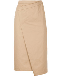 Светло-коричневая юбка-карандаш от ASTRAET