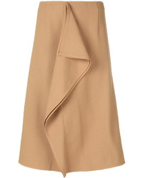 Светло-коричневая юбка-карандаш от Marni