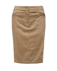 Светло-коричневая юбка-карандаш от Vis-a-Vis