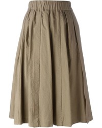 Светло-коричневая юбка от Brunello Cucinelli