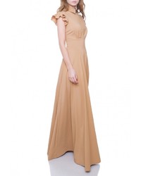 Светло-коричневое вечернее платье от Marichuell