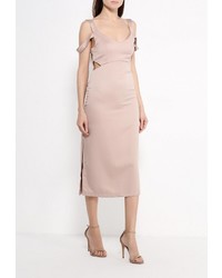 Светло-коричневое вечернее платье от Sweewe