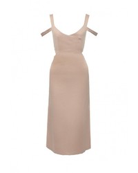 Светло-коричневое вечернее платье от Sweewe