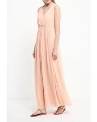 Светло-коричневое вечернее платье от Vila