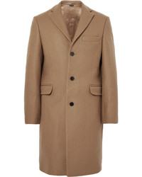 Светло-коричневое длинное пальто от Acne Studios
