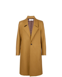Светло-коричневое длинное пальто от Chalayan