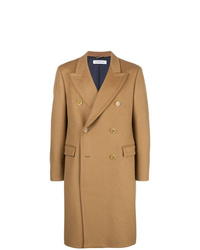Светло-коричневое длинное пальто от Department 5