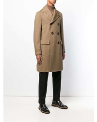 Светло-коричневое длинное пальто от Gabriele Pasini