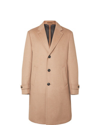 Светло-коричневое длинное пальто от Ermenegildo Zegna