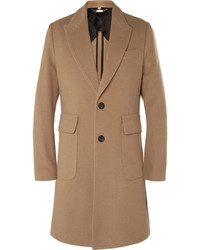 Светло-коричневое длинное пальто от Hardy Amies
